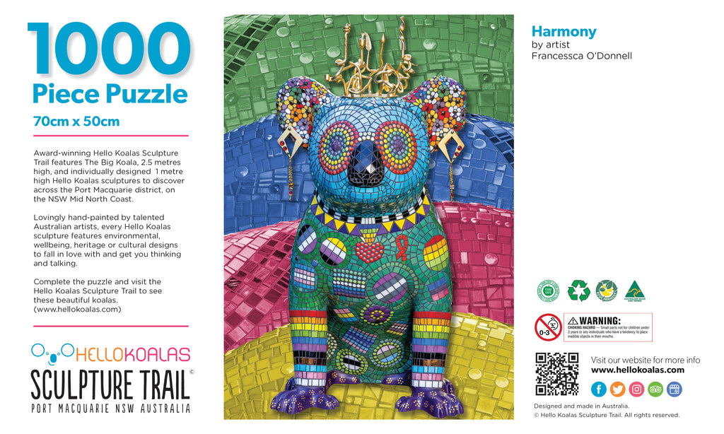 Lais Puzzle 1000 Pezzi Koala Australia - Paesaggio Australiano, Gioiello Per Adulti E Ragazzi, Passatempo Creativo